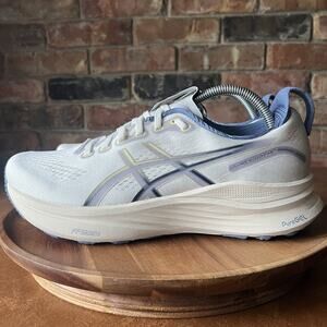 Asics Gel-Kayano 32 Supportive Men's 9.5 Blue Cream Road Running Shoes Sneakers